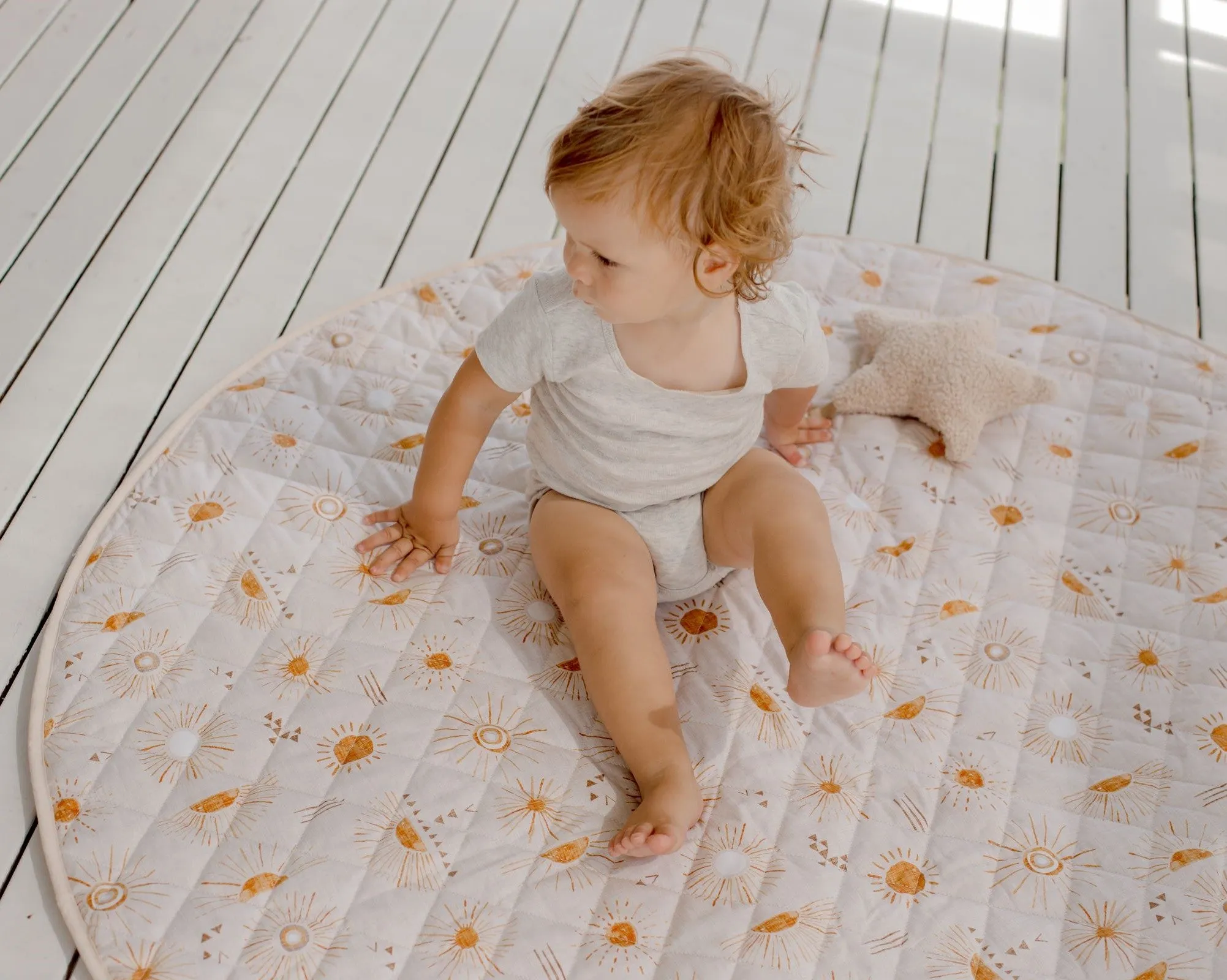 Bambella Designs Padded Waterproof Play Mat | Bohemian Sunshine