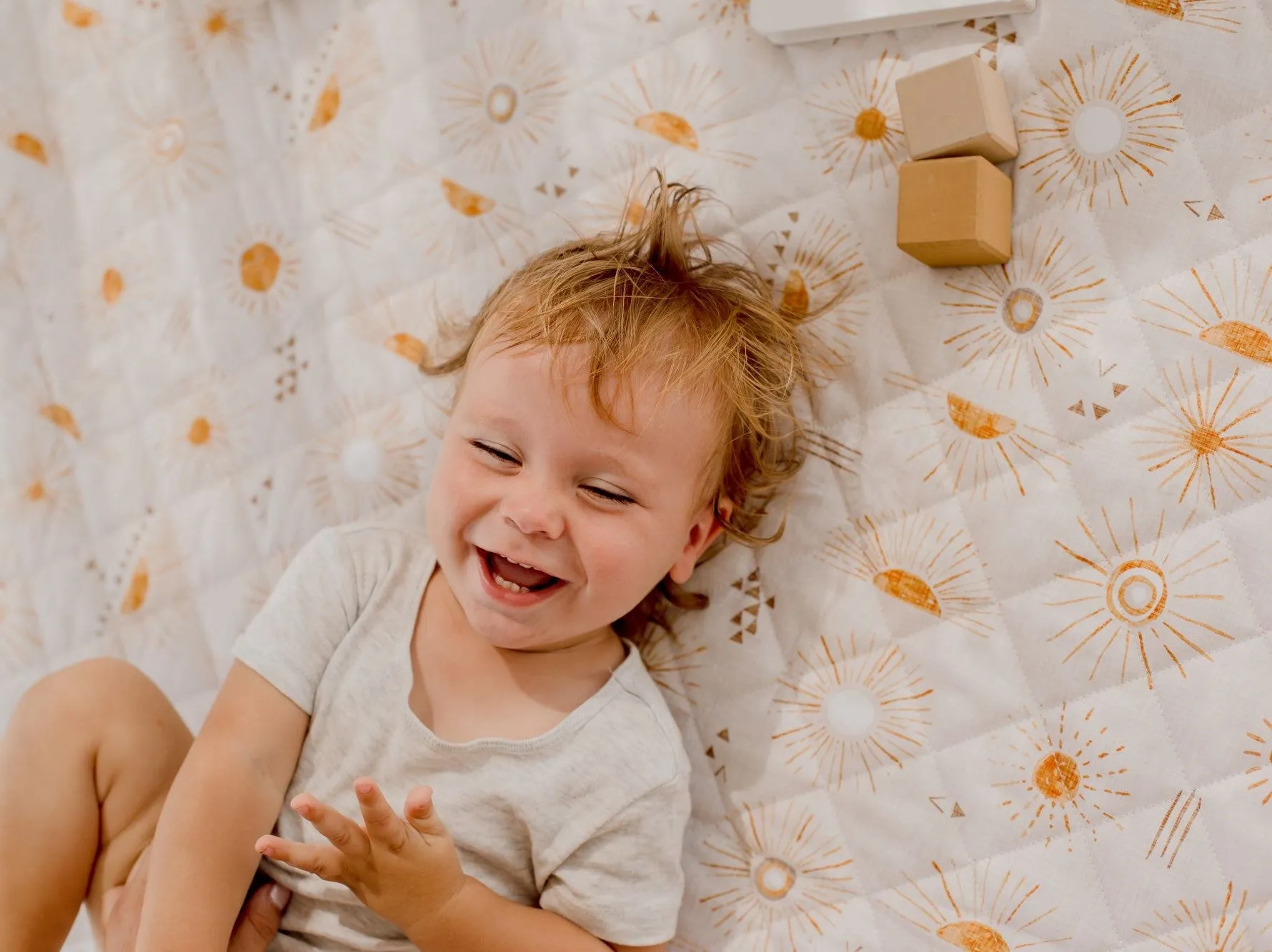 Bambella Designs Padded Waterproof Play Mat | Bohemian Sunshine