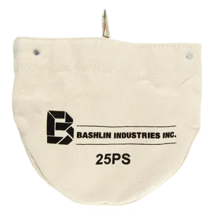 Bashlin - Wide Opening Bolt and Nut Bag with Leather Bottom