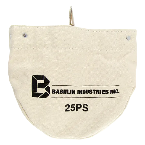 Bashlin - Wide Opening Bolt and Nut Bag with Leather Bottom