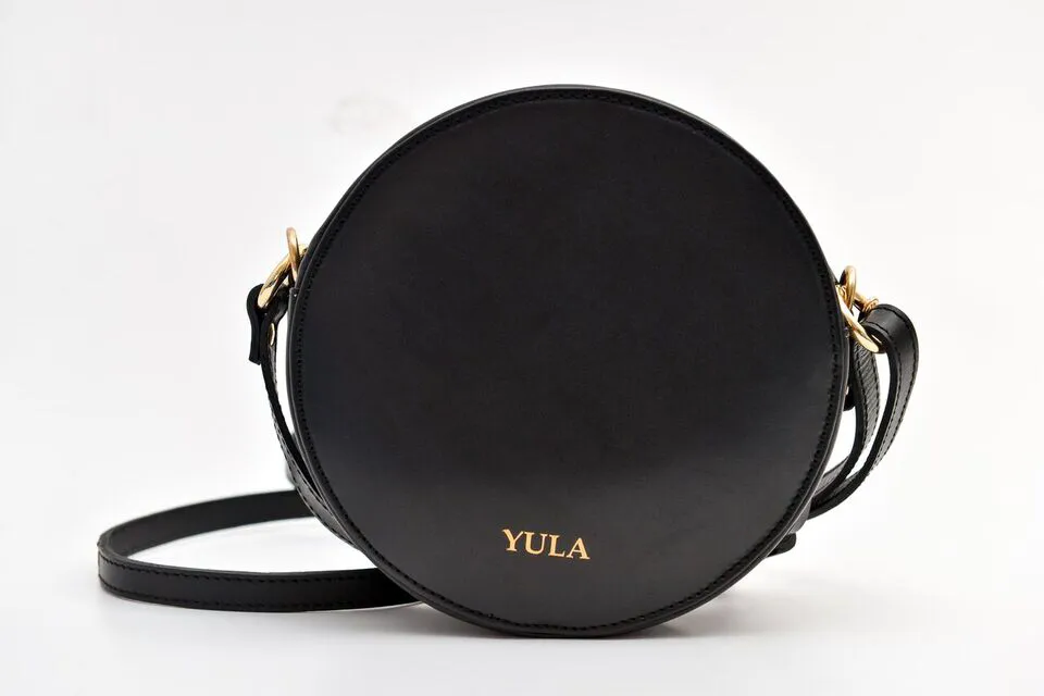 Batool Circle Bag Gold Embroidery