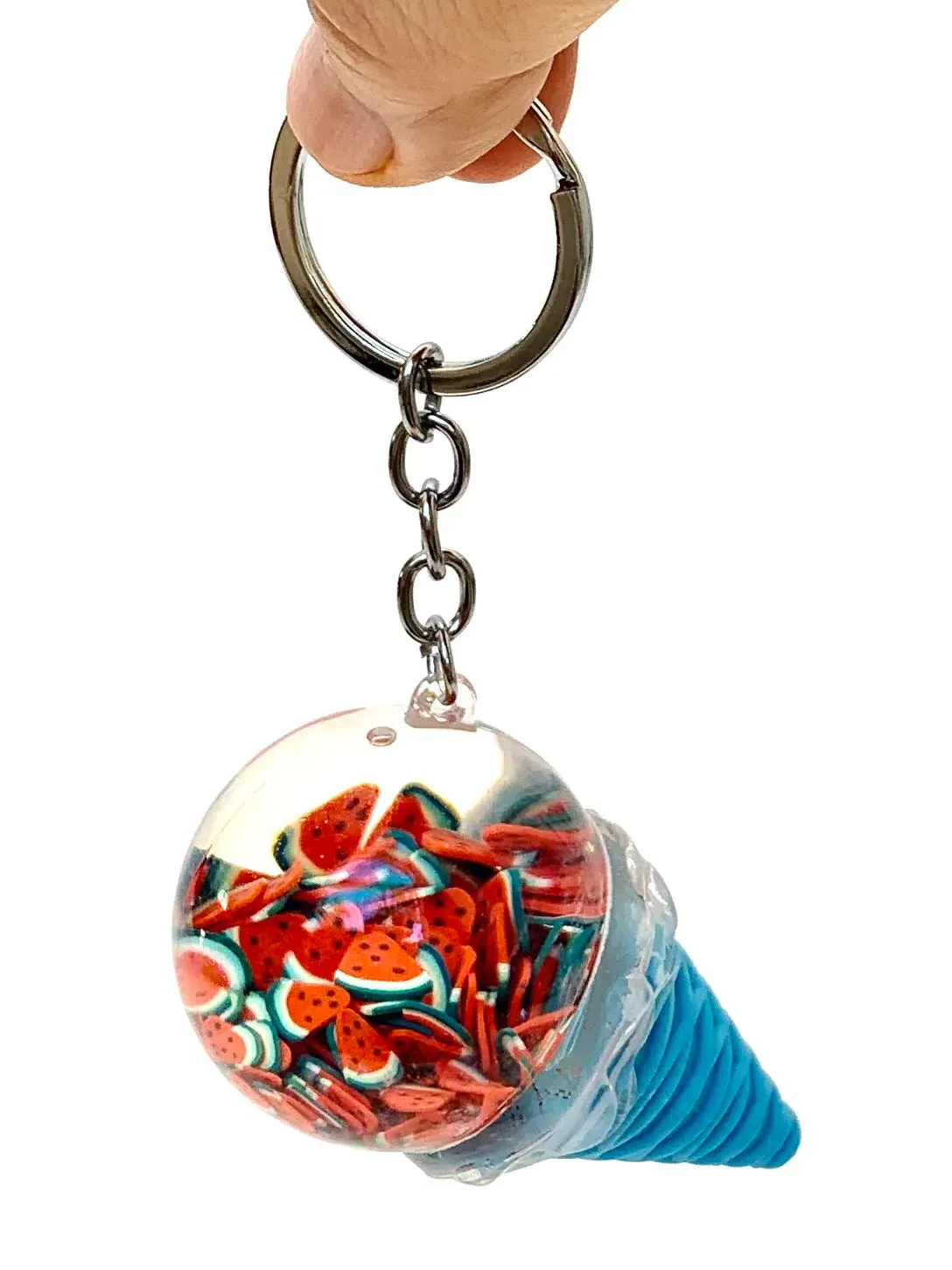 bcmini Floating Fruit Ice Cream Charm Keyring