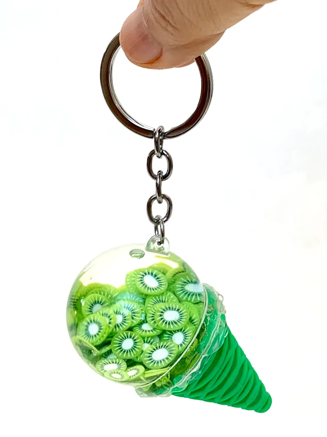 bcmini Floating Fruit Ice Cream Charm Keyring