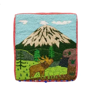 Beaded Plateau Flat Bag