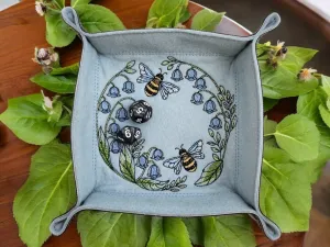 Bees and Lilly Valley dice tray
