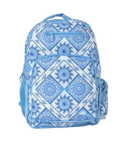 Big Kids Backpack - Boho Blue