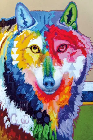 BIG WOLF DIAMOND ART KIT