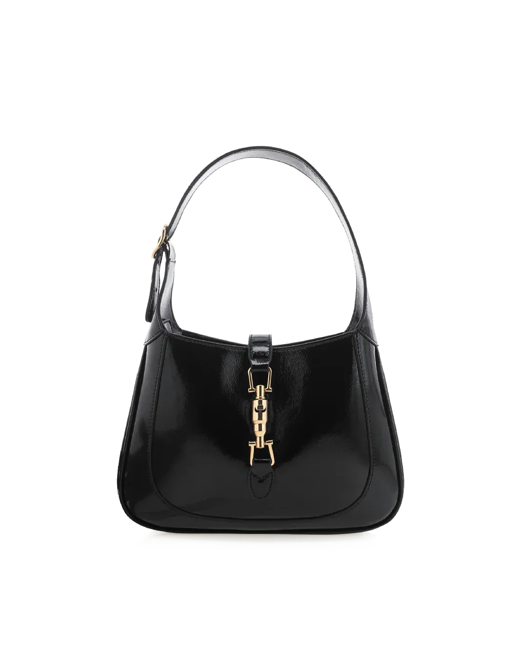 Billini Alix Shoulder Bag - Black Crinkle Patent