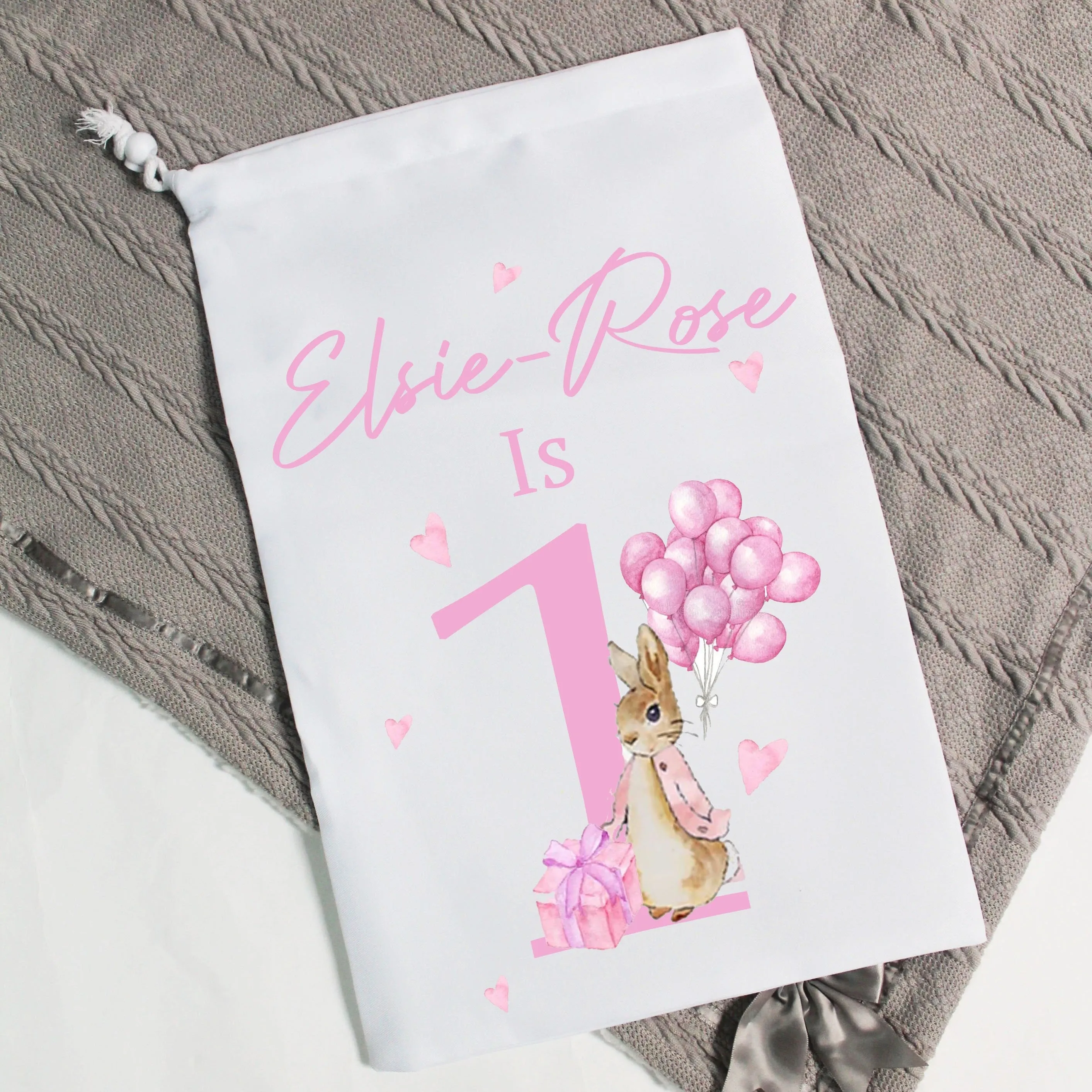 Birthday Present Bag / Sack - Flopsy Bunny