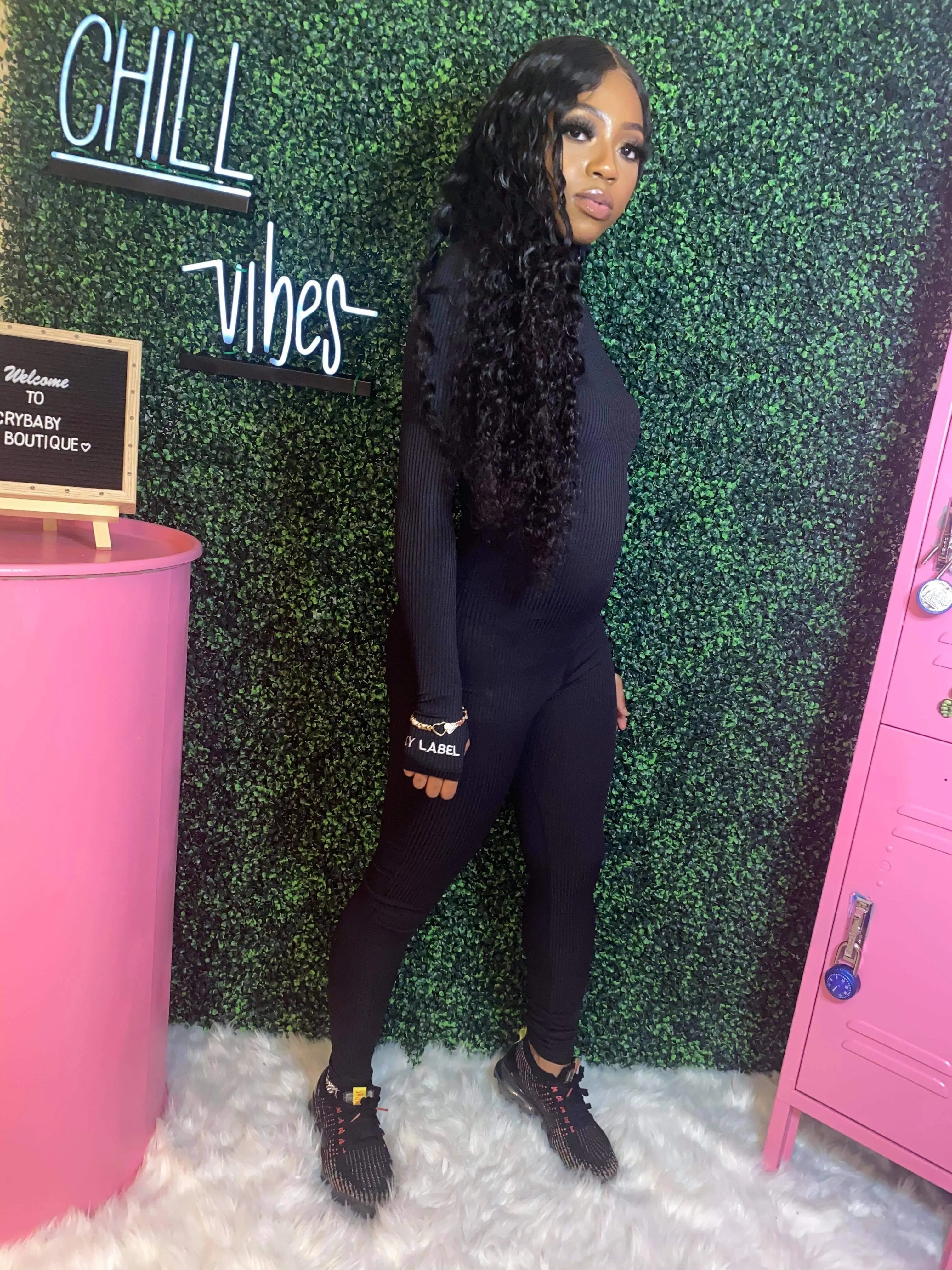 Black Lucky Jumpsuit