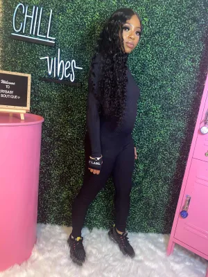 Black Lucky Jumpsuit