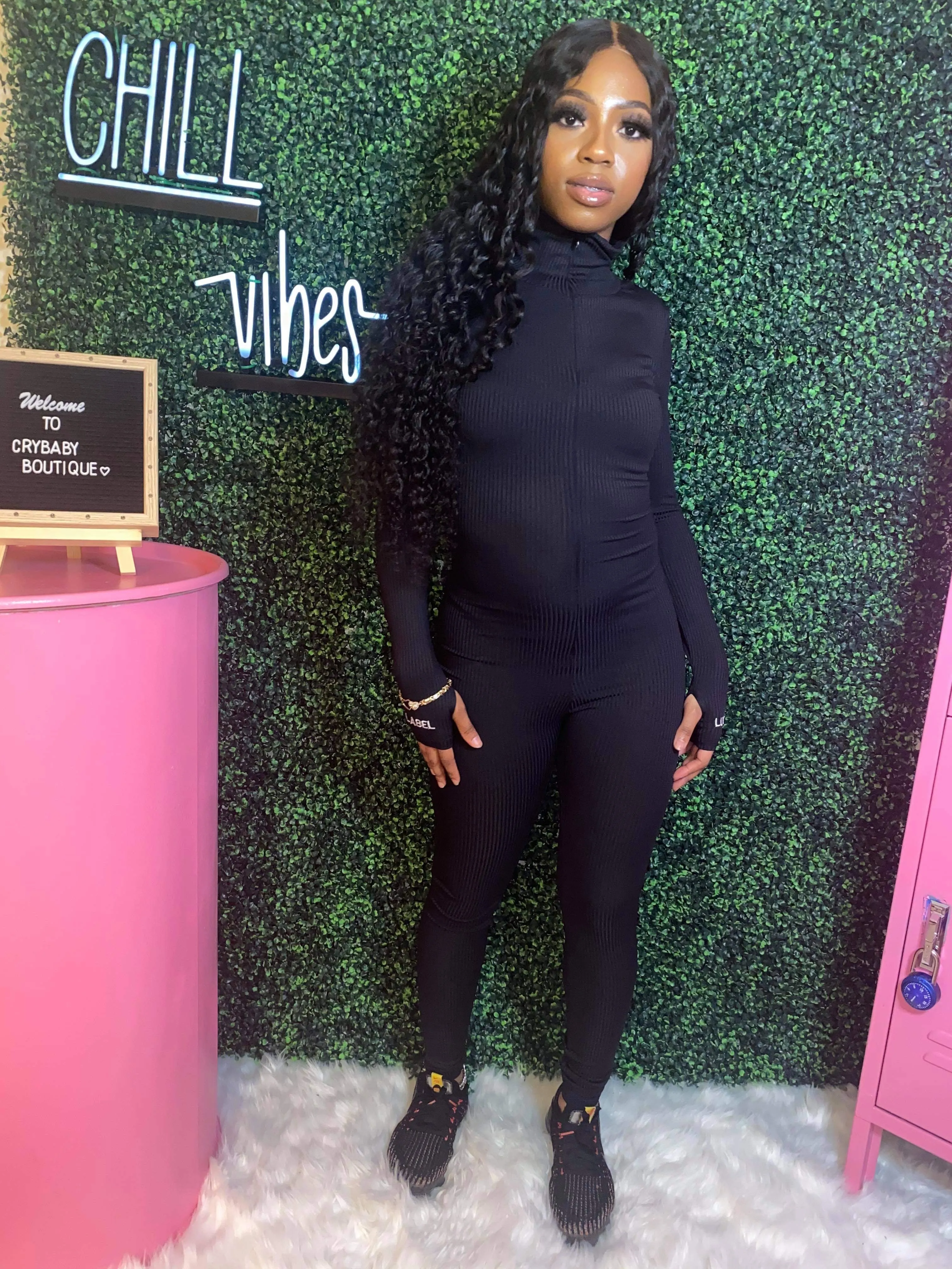 Black Lucky Jumpsuit