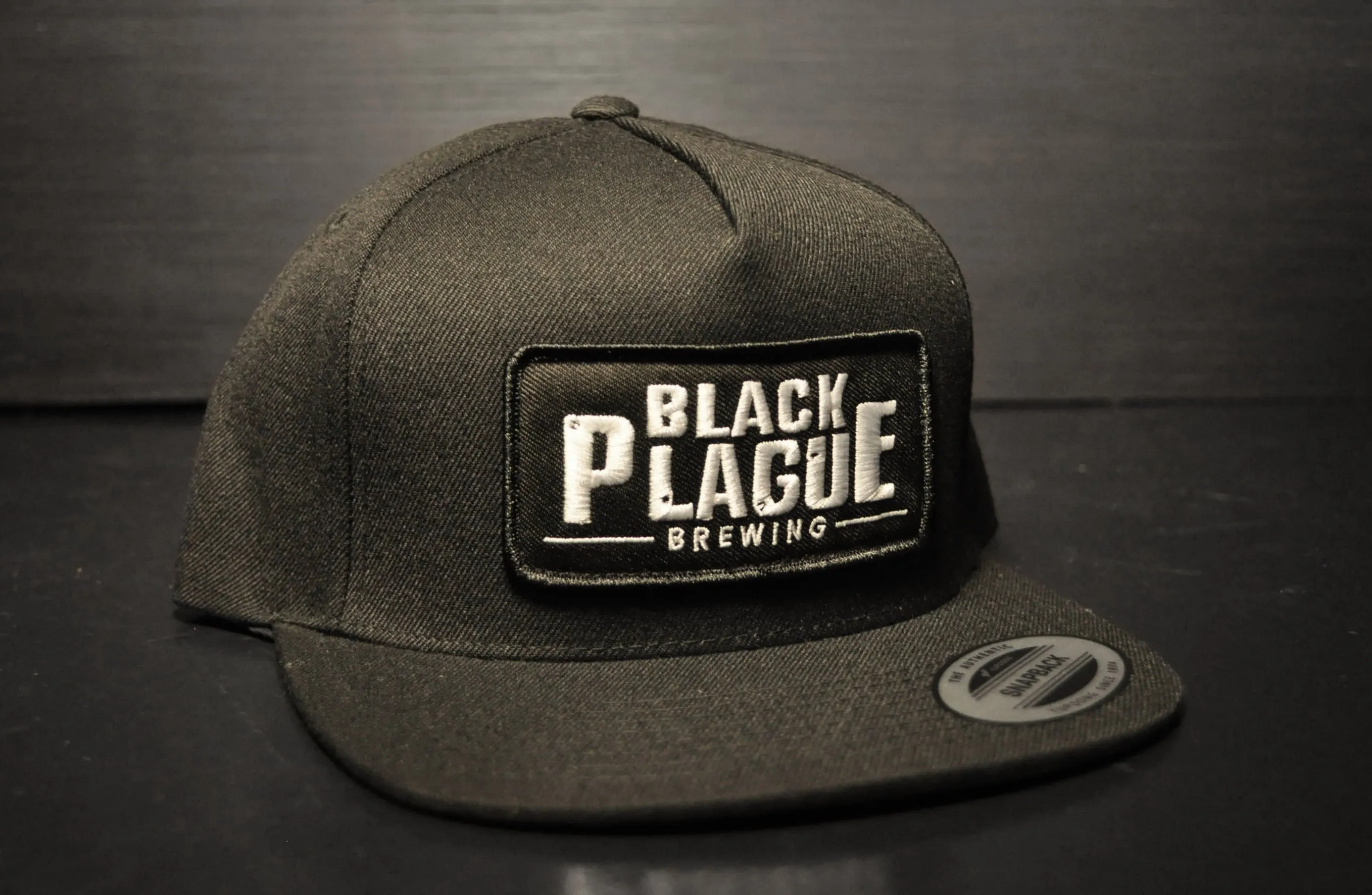 Black Plague Snapback Hat - Black