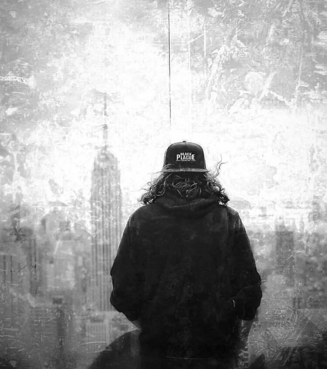 Black Plague Snapback Hat - Black