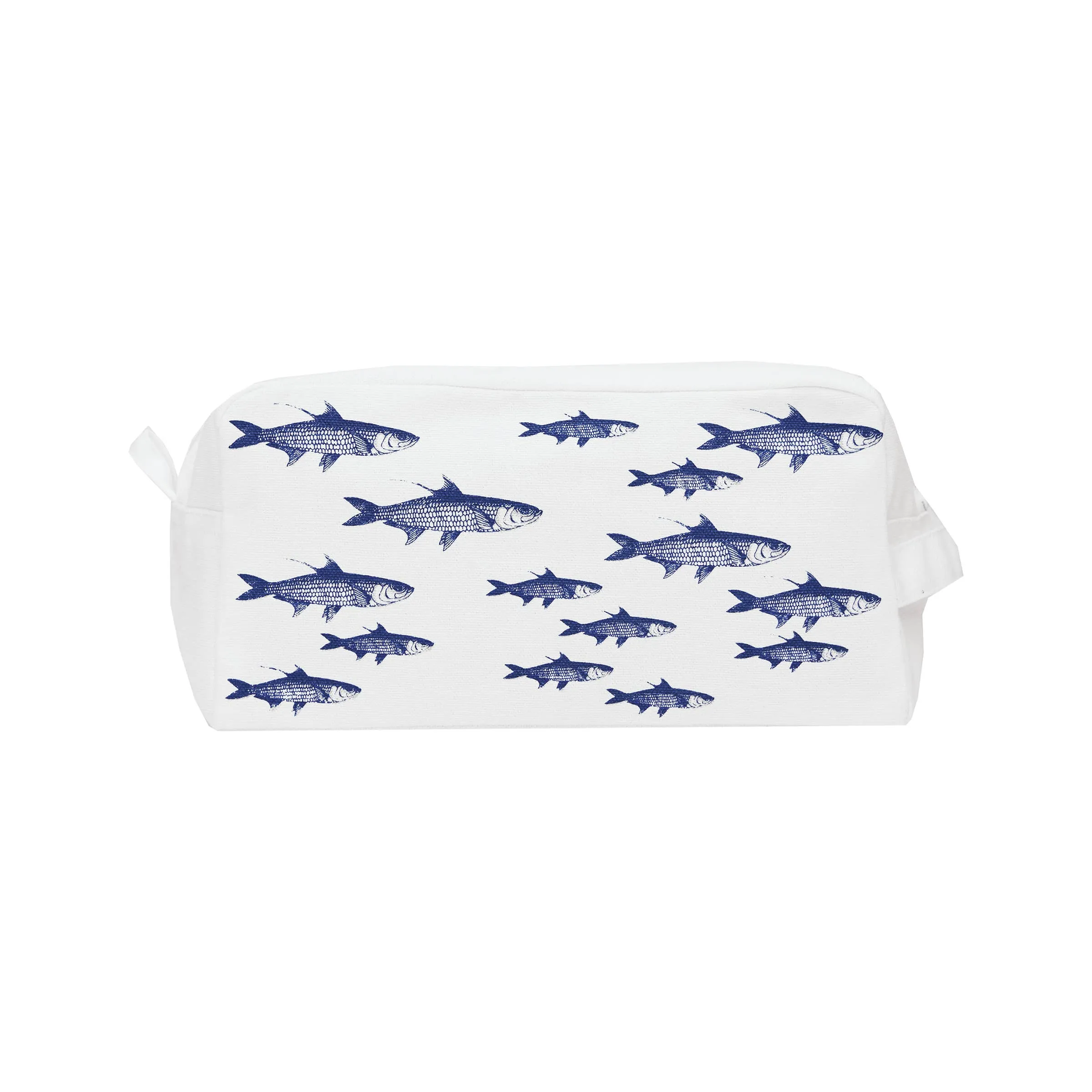 Blue School Of Fish Makeup Cosmetic Bag