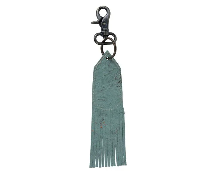 Blue Stripes Key Fob