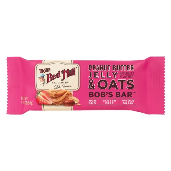 Bob's Red Mill Peanut Butter Jelly & Oats Bob's Bar