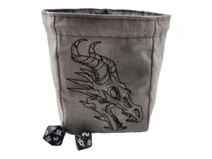 Bone dragon dice bag