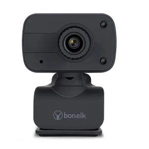 Bonelk USB Clip-On Webcam w/ Microphone for PC/ Computer Web Camera 1080P