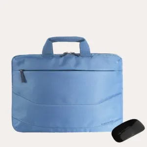 Borsa Tucano Idea Porta Laptop 15,6" Azzurro   Mouse IN OMAGGIO