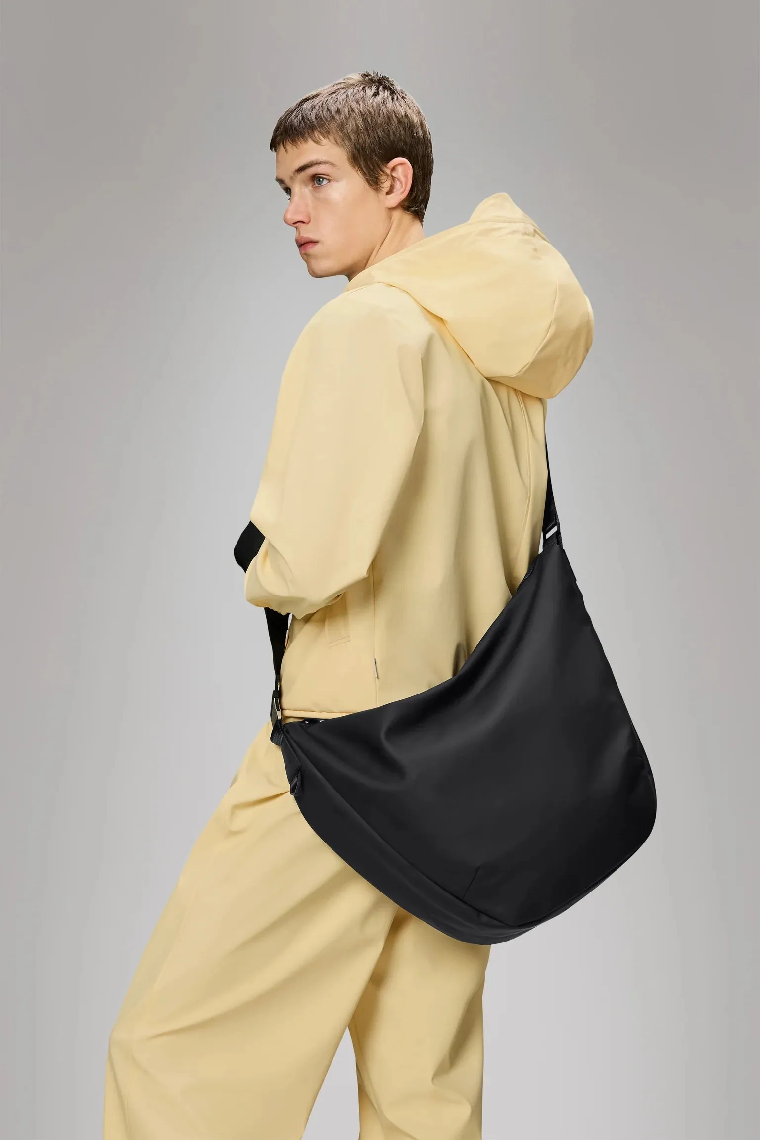 Borsa Valera Shoulder Bag Large RAINS Impermeabile W3 Black