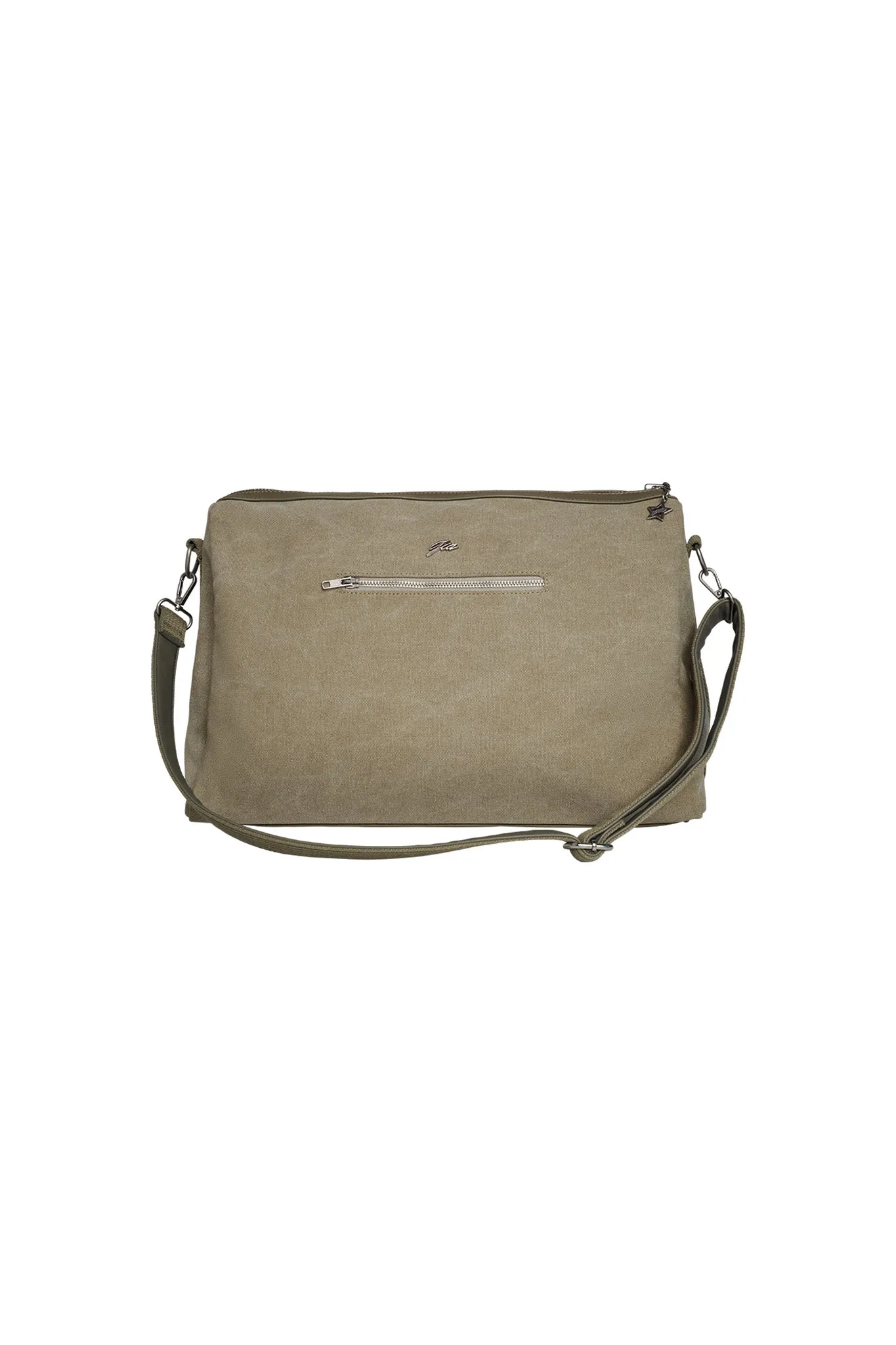 BRODIE TRAVEL BAG - GREEN : KHAKI