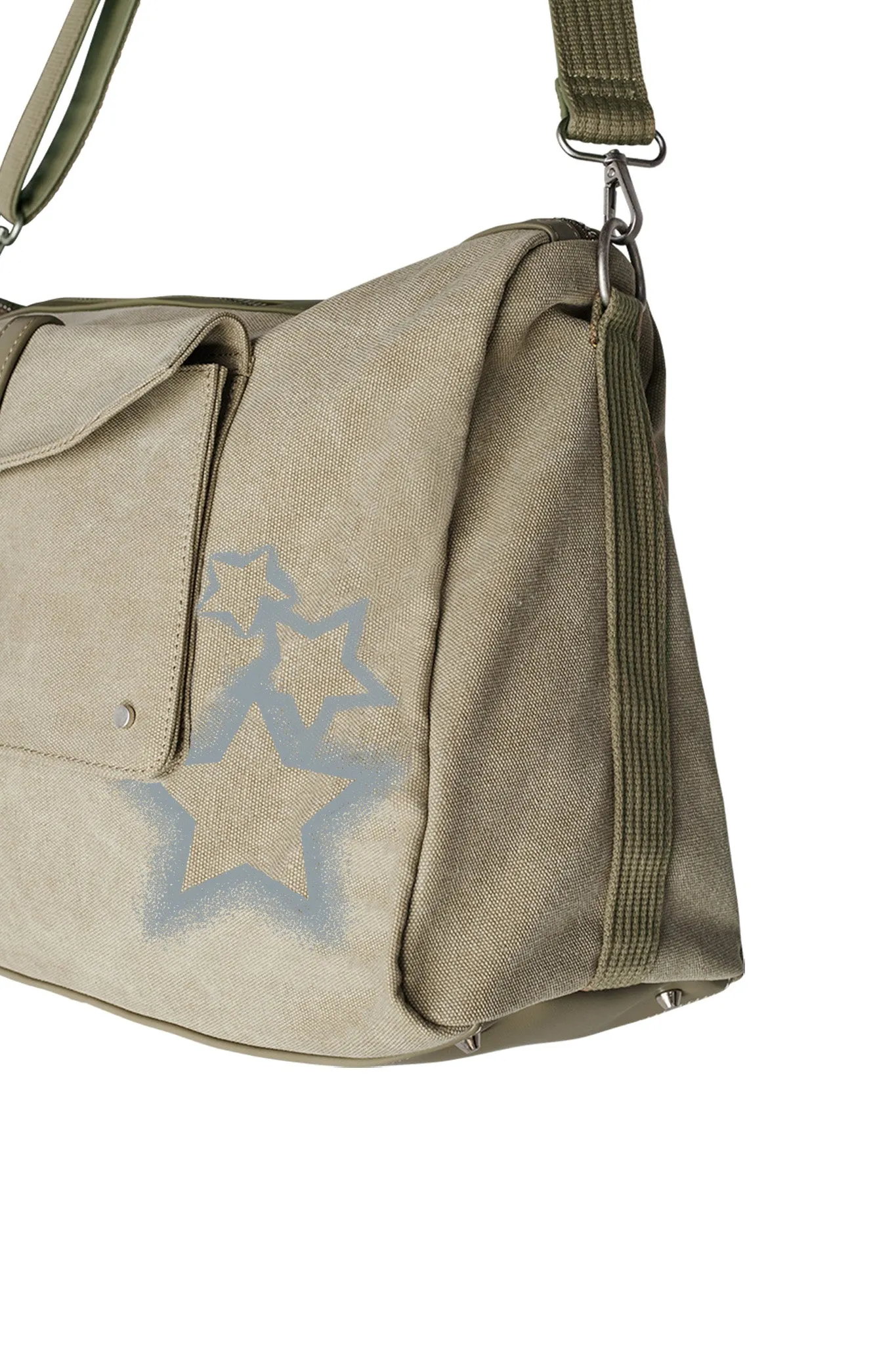 BRODIE TRAVEL BAG - GREEN : KHAKI