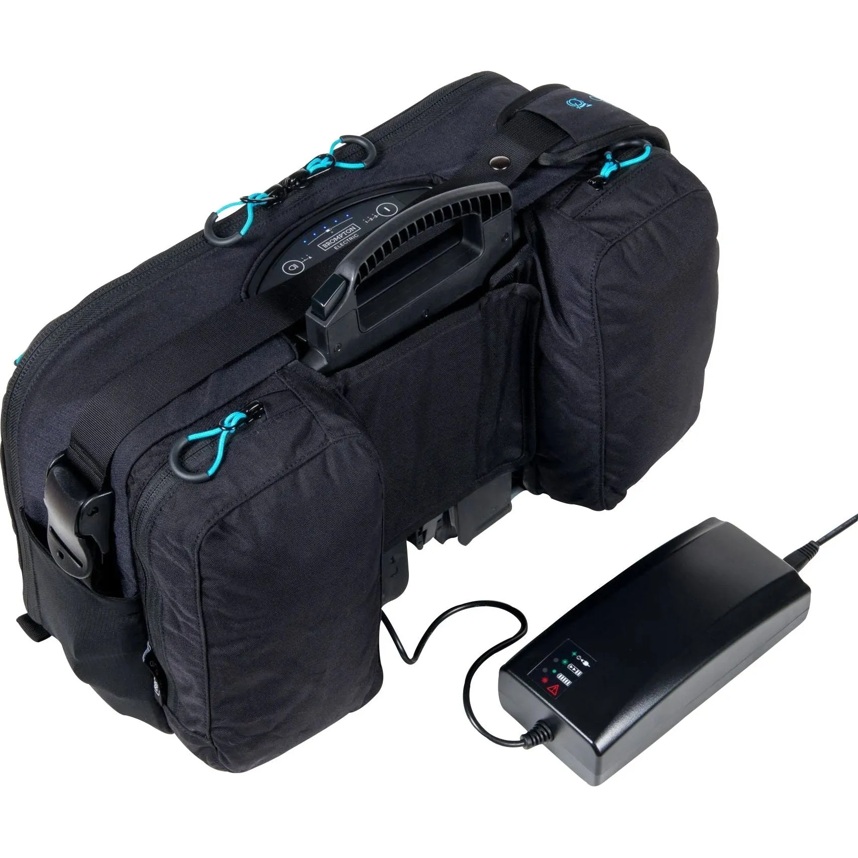 Brompton Electric City Large Bag Plus Frame - Black