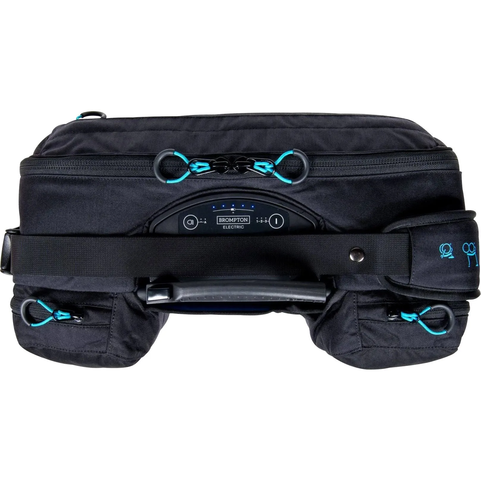 Brompton Electric City Large Bag Plus Frame - Black