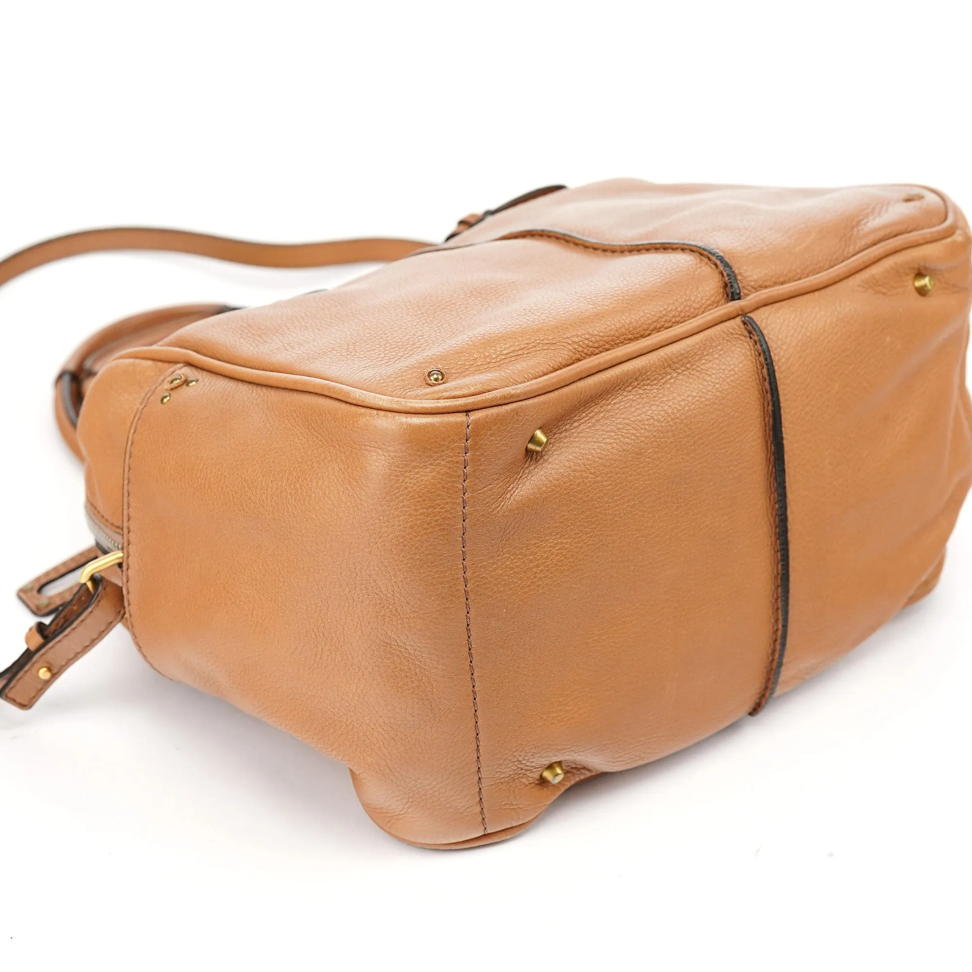 Brown Leather Paddington 2-Way Bag