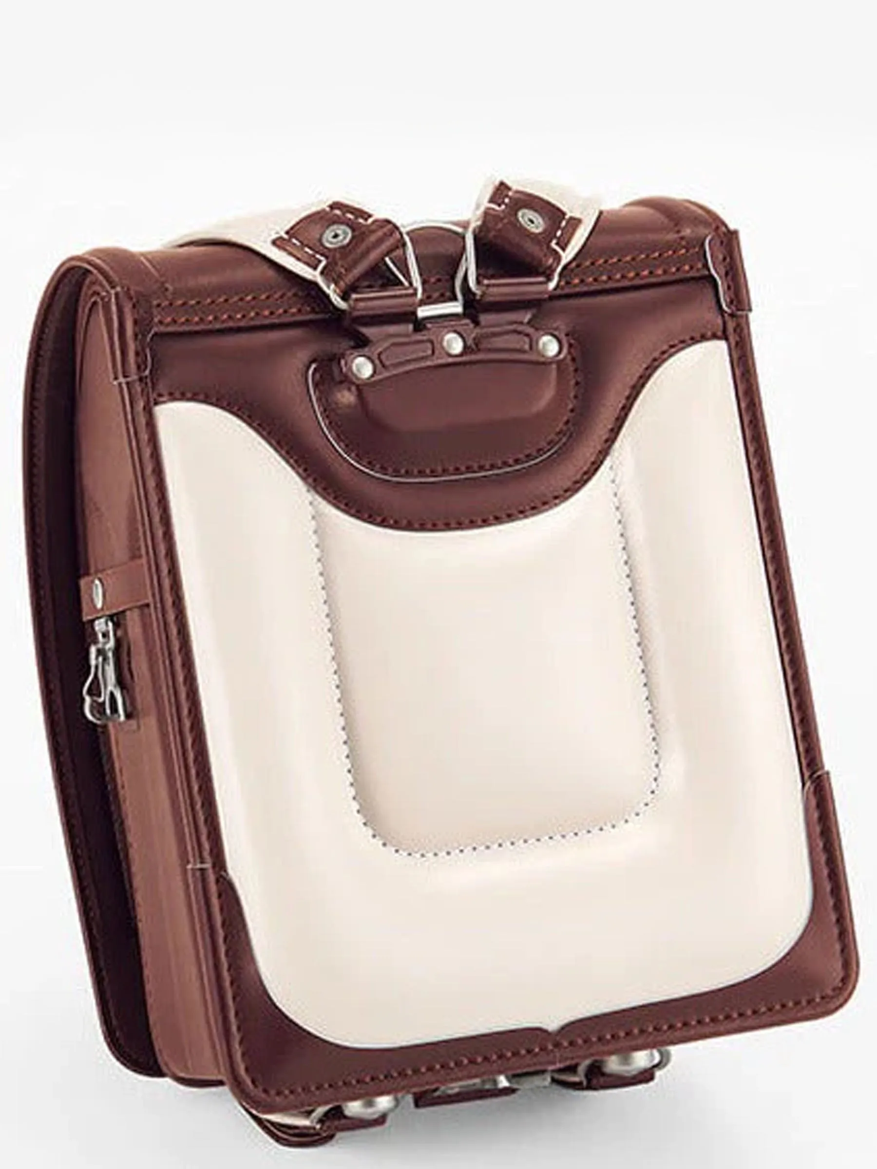 Brown Randoseru Cowhide Backpack