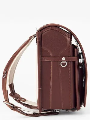 Brown Randoseru Cowhide Backpack