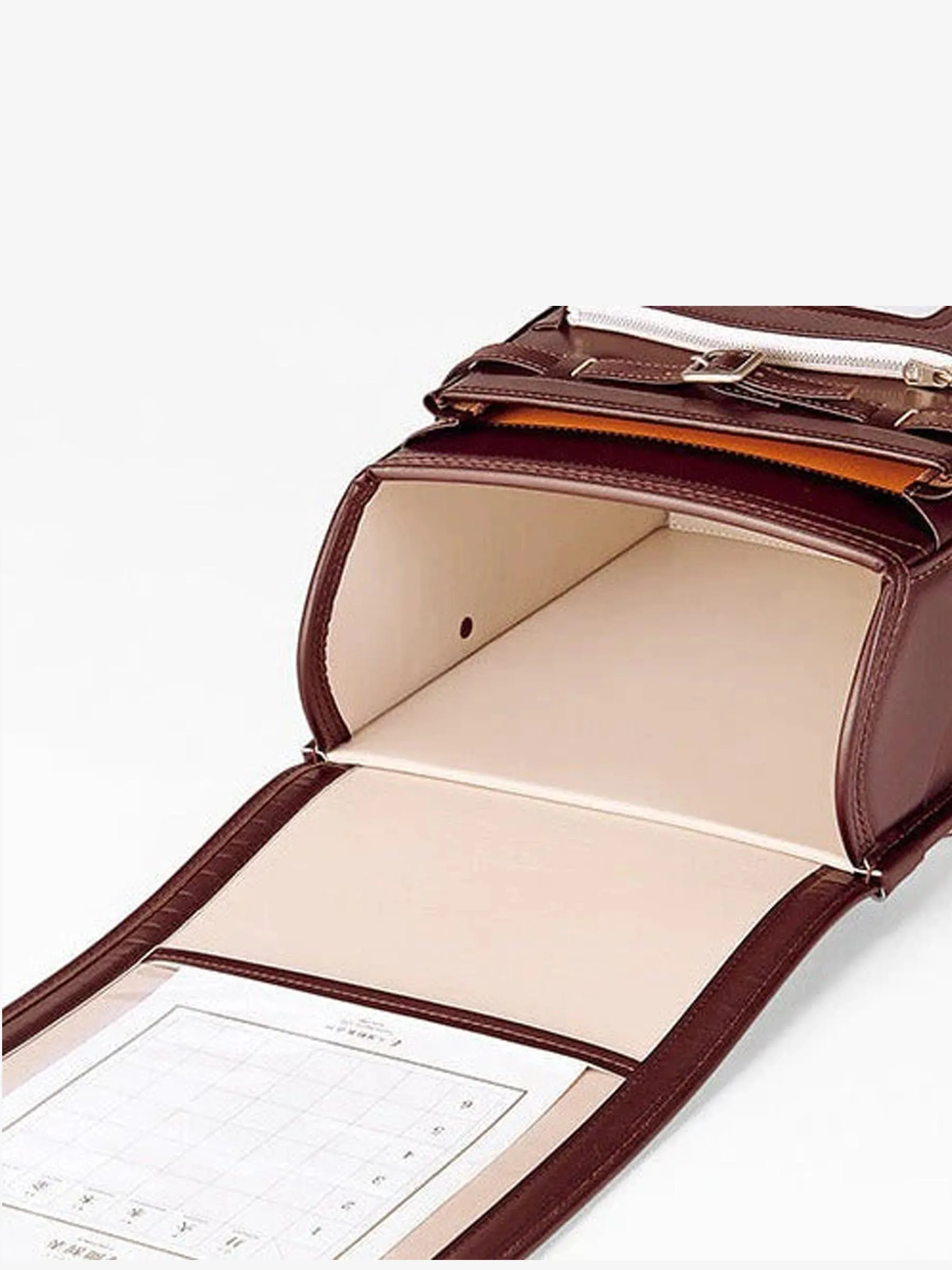 Brown Randoseru Cowhide Backpack