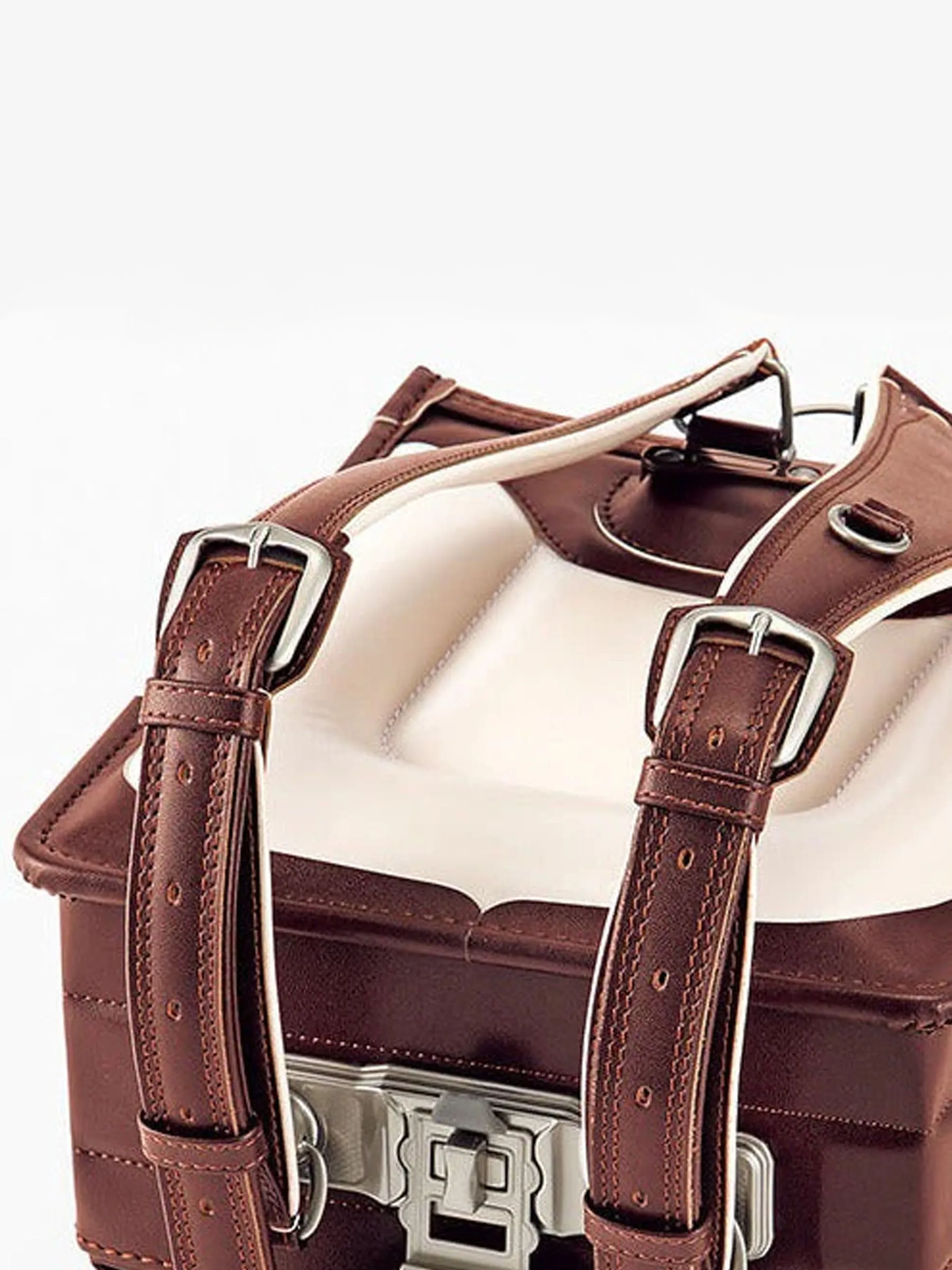 Brown Randoseru Cowhide Backpack