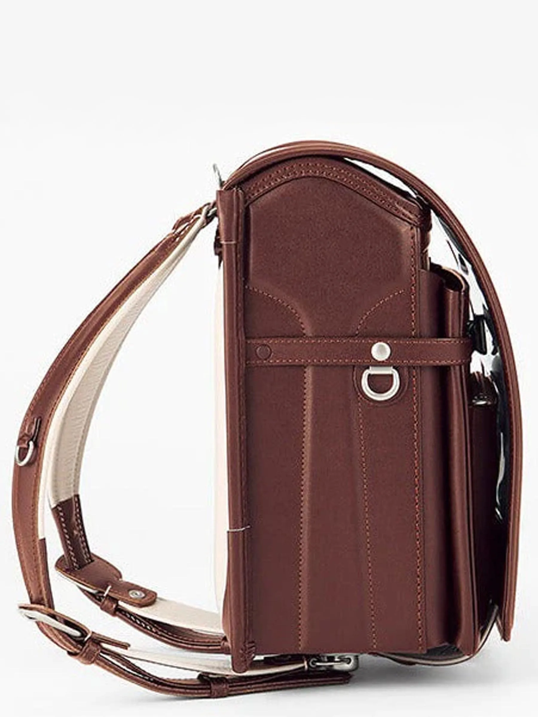 Brown Randoseru Cowhide Backpack
