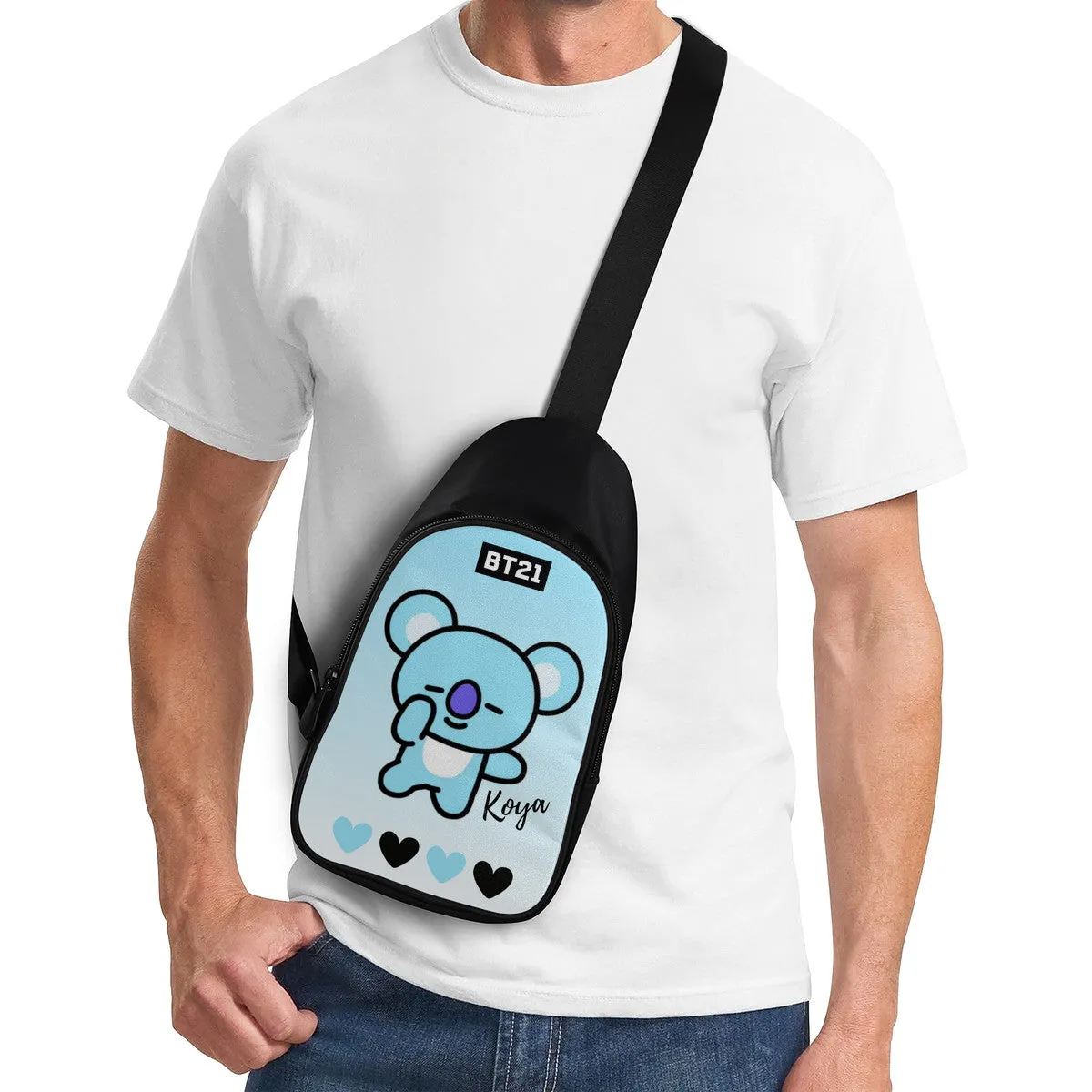 BT21 Koya Chest Bag - BTS RM Cross Body Bag