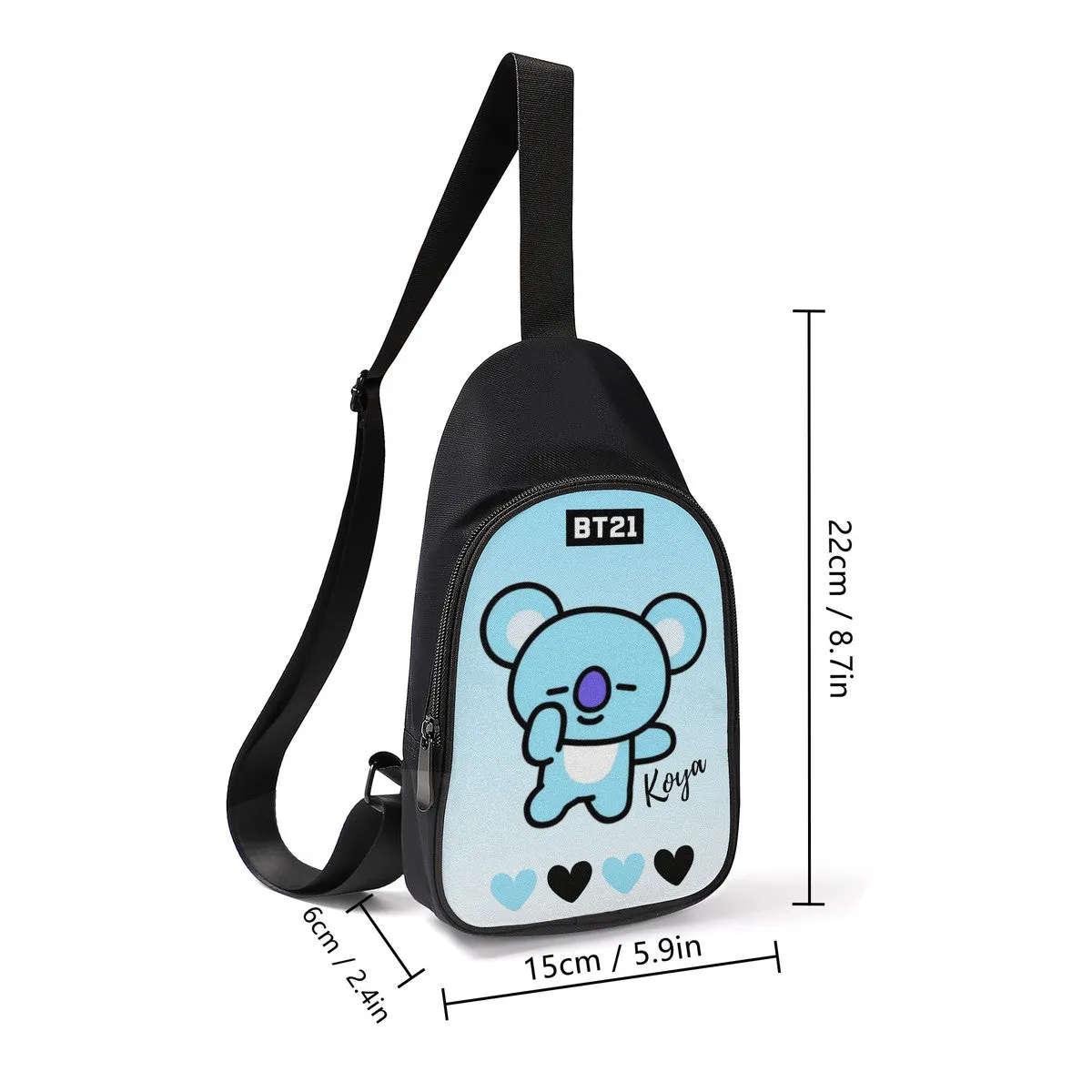 BT21 Koya Chest Bag - BTS RM Cross Body Bag