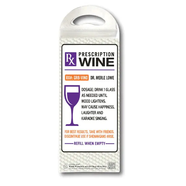 Bubble Bottle Gift Bag