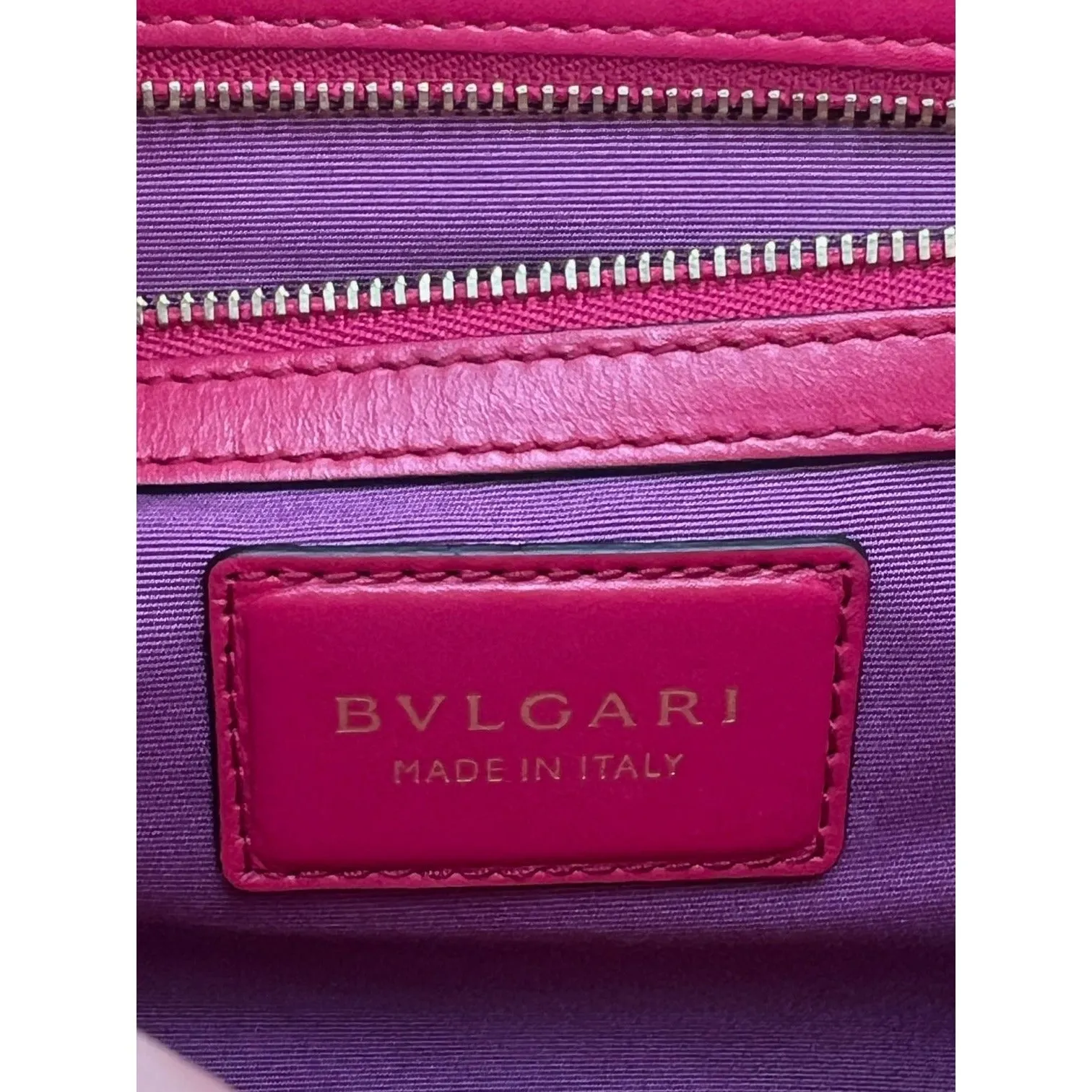Bulgari Serpenti Forever Dark Pink Shoulder Bag