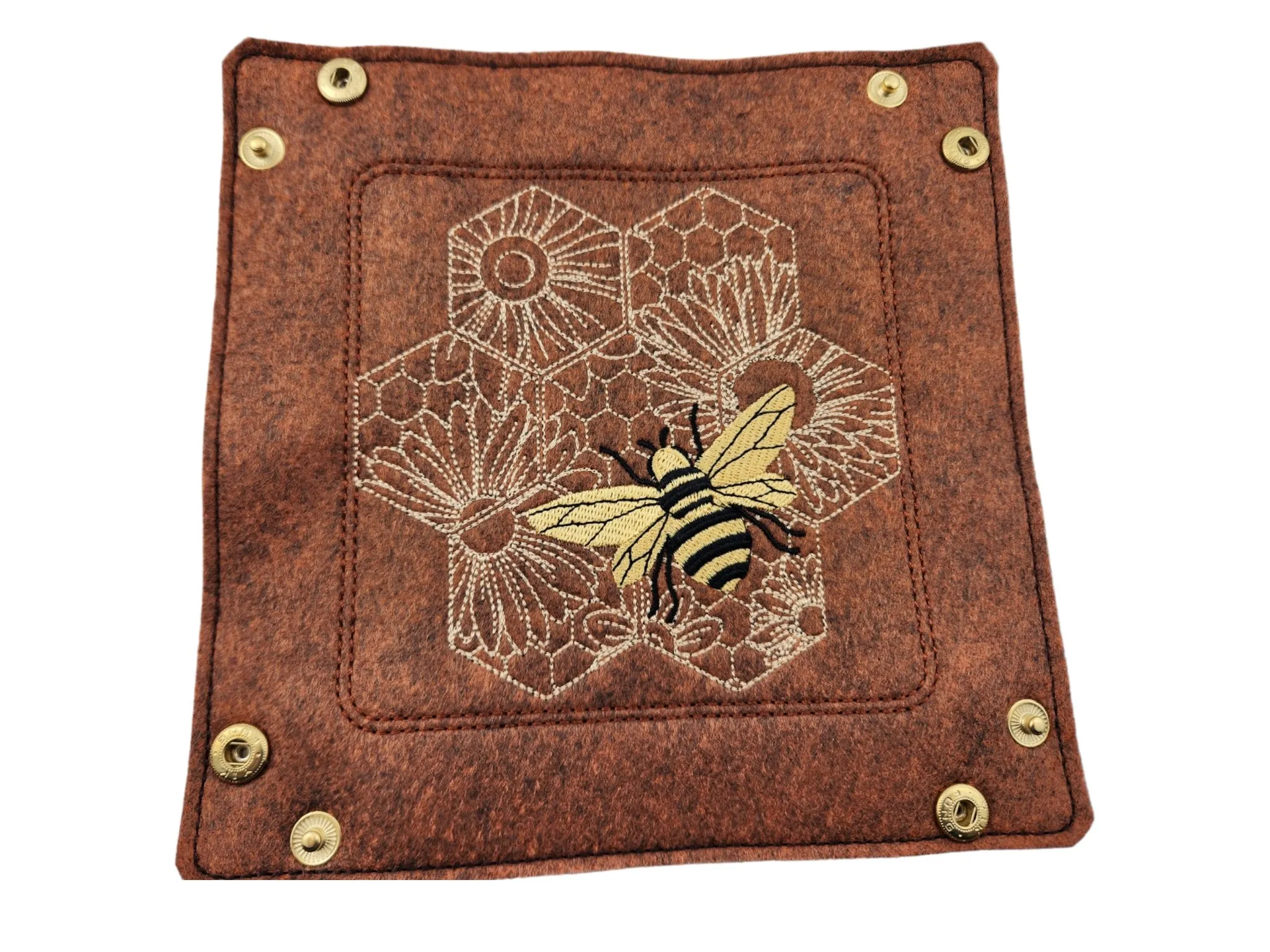 Bumblebee and Honeycomb dice tray