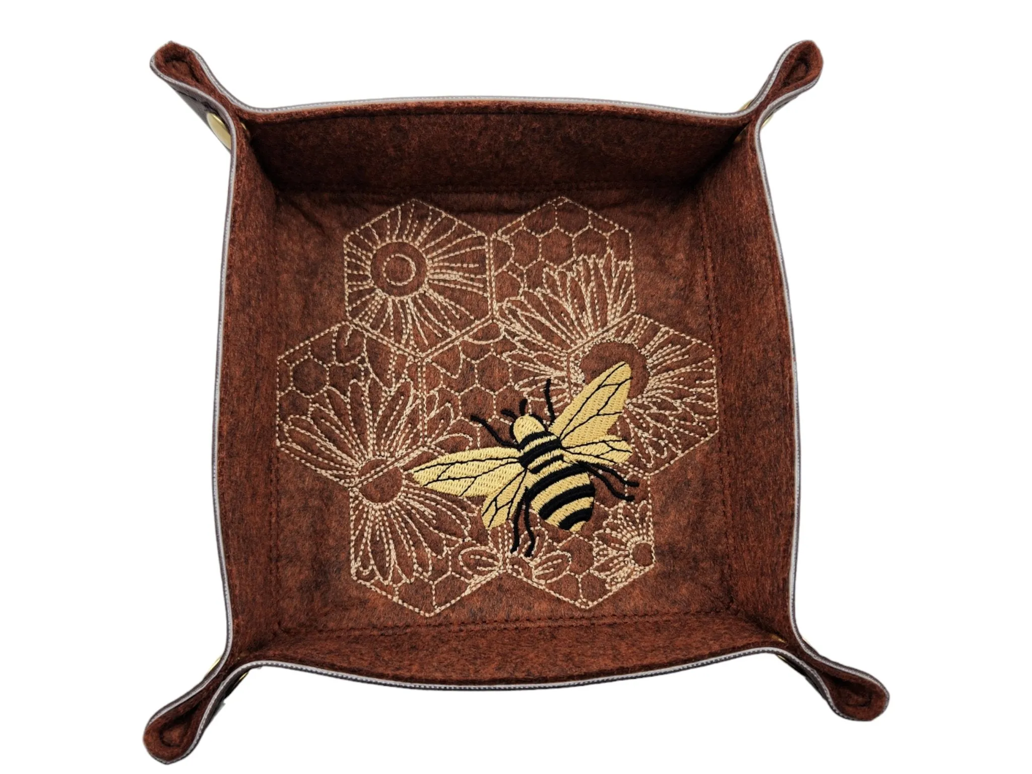 Bumblebee and Honeycomb dice tray