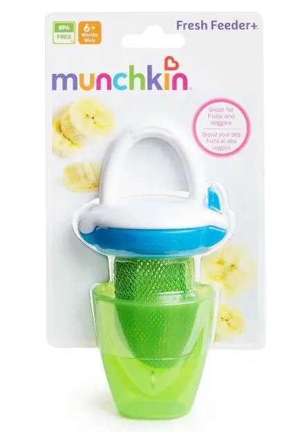 [Bundle Of 3] Munchkin Deluxe Fresh Food Feeder (Blue)