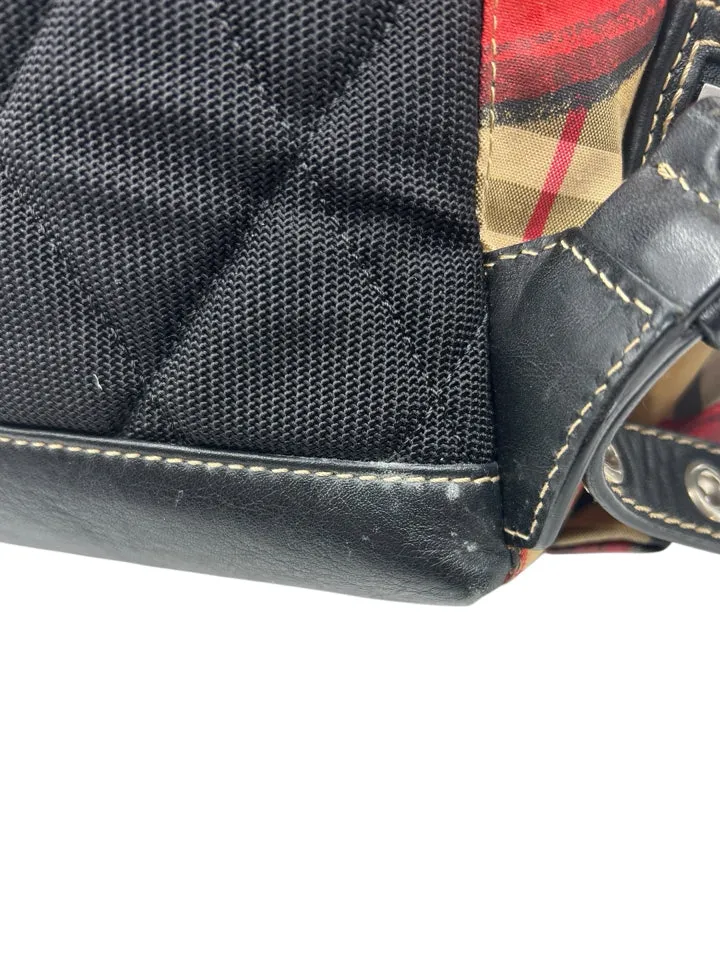 Burberry Graffiti Vintage Check Medium Backpack