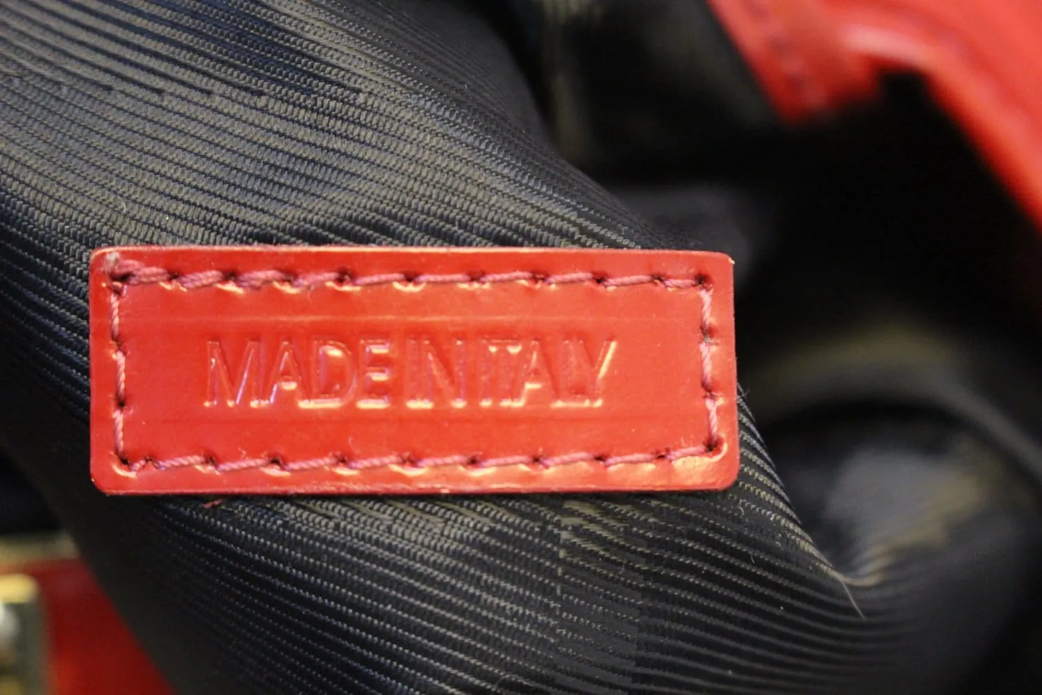 BURBERRY Red Canvas Shoulder Bag