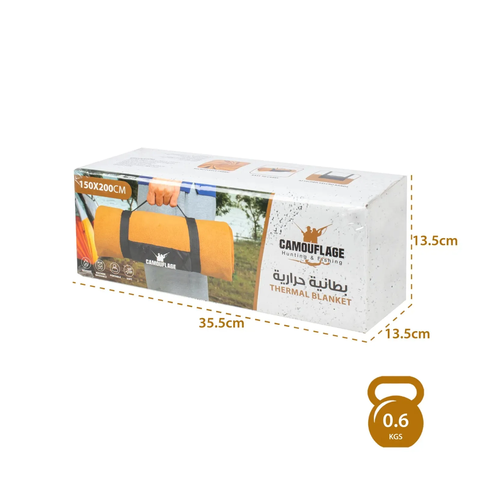 Camouflage Thermal Blanket 150×200cm