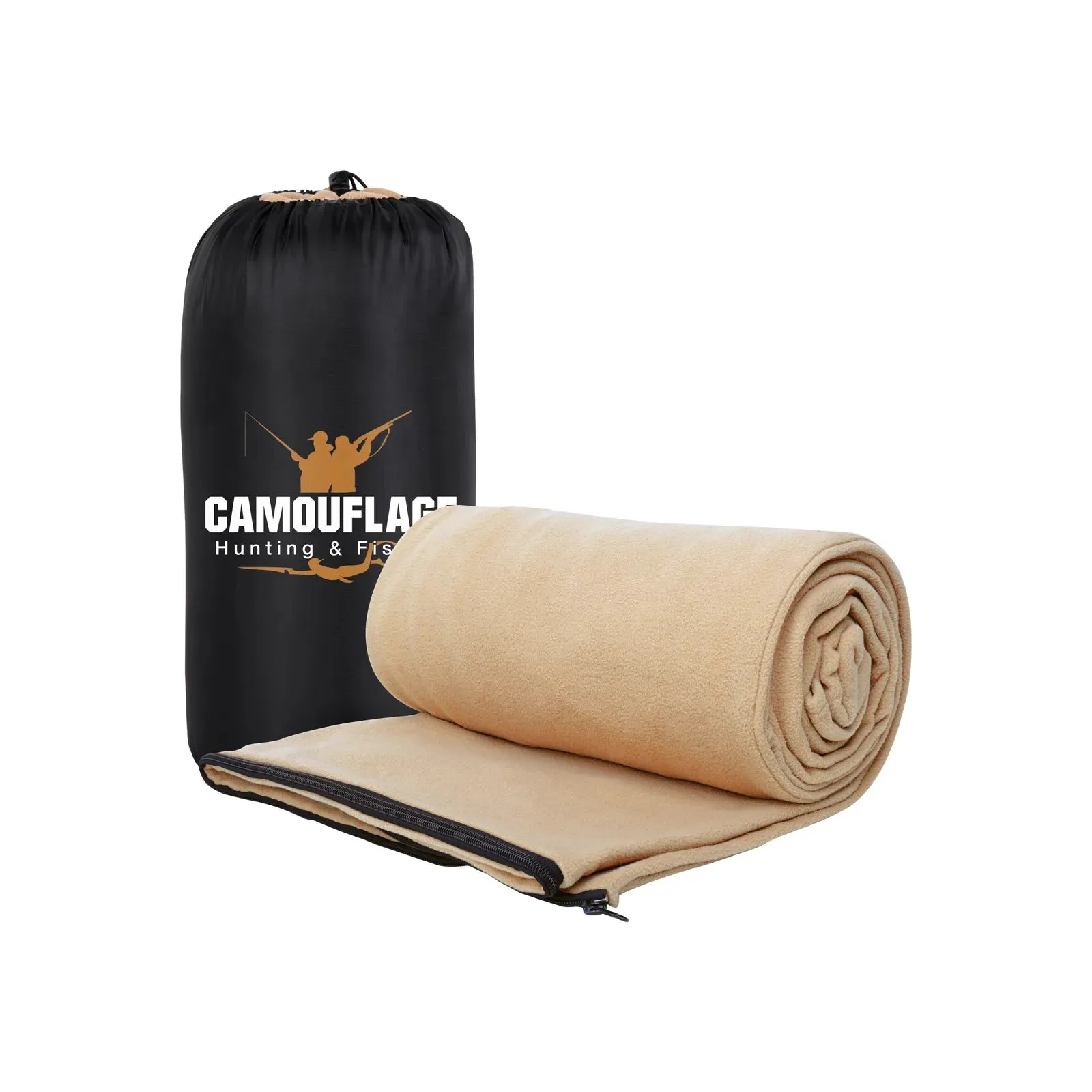 Camouflage Thermal Sleeping Liner 110×235 cm