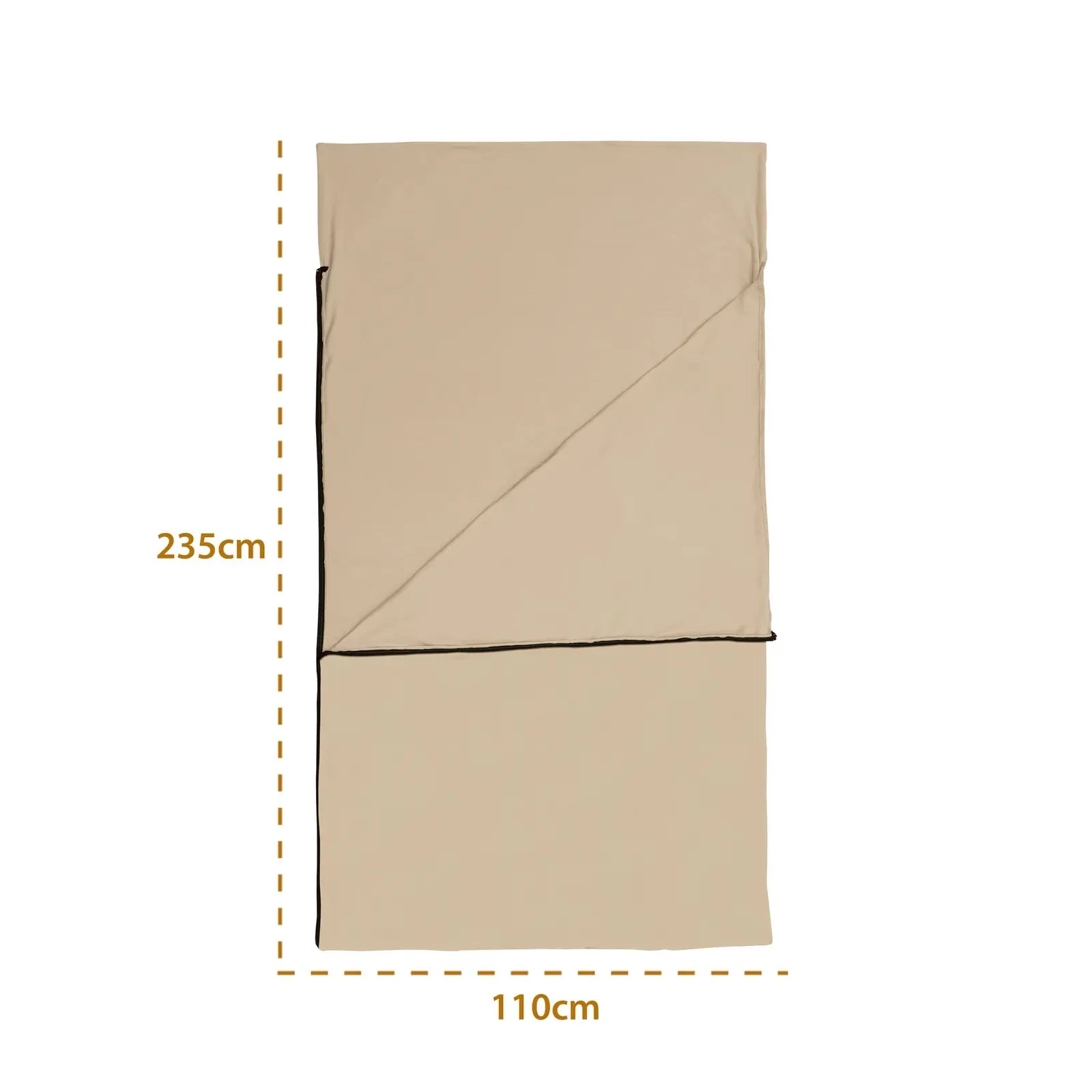 Camouflage Thermal Sleeping Liner 110×235 cm