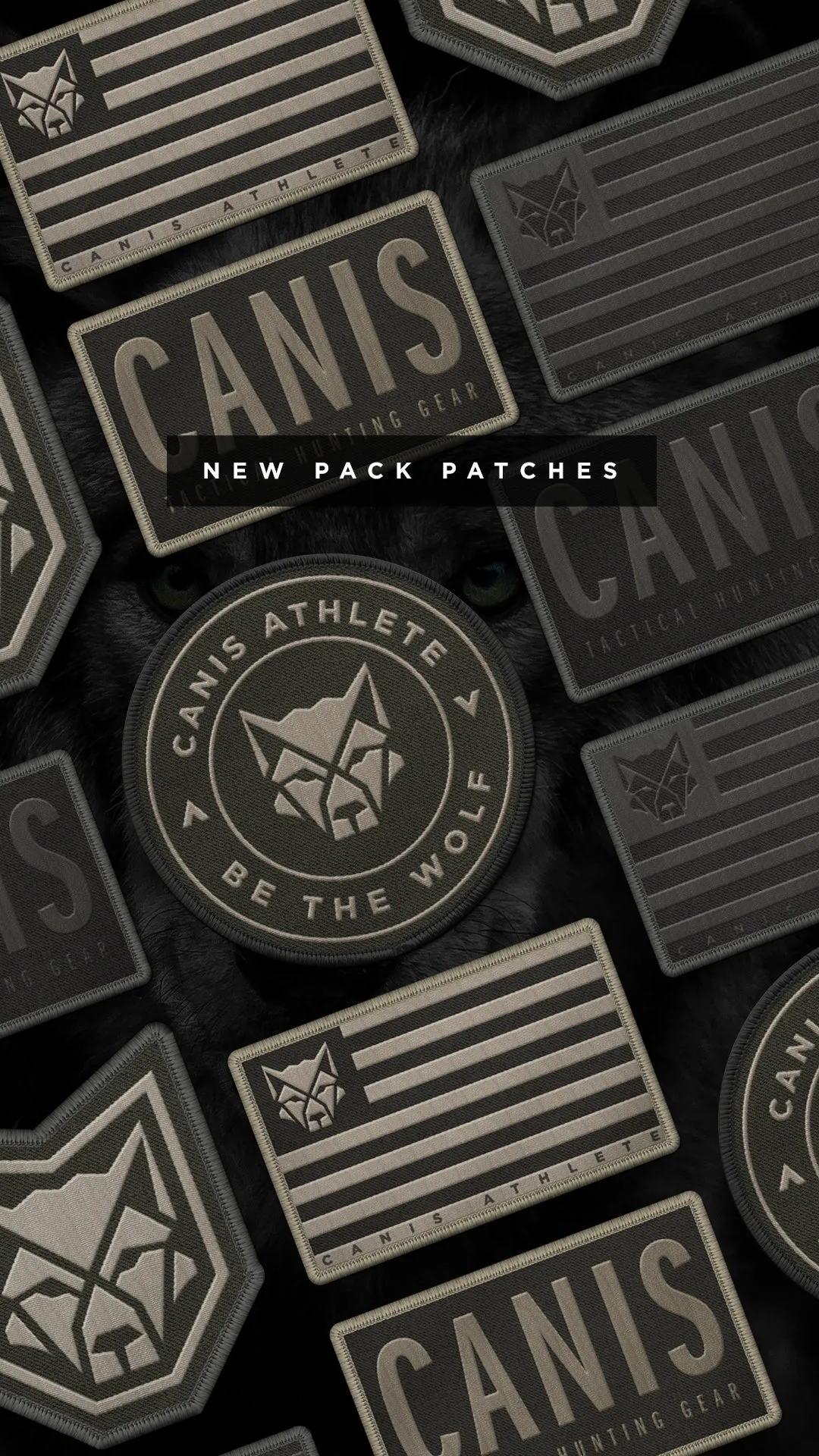 CANIS Be The Wolf Circle Patch