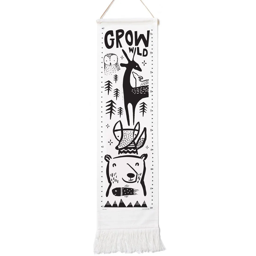 Canvas Growth Chart- Woodland