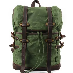 Canvas Travel Backpack 20L Drawstring Bookbag
